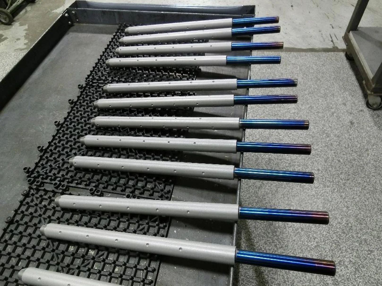 CrN-coated shafts, a hard chrome plating alternative, after PVD coating